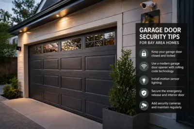Garage door security tips